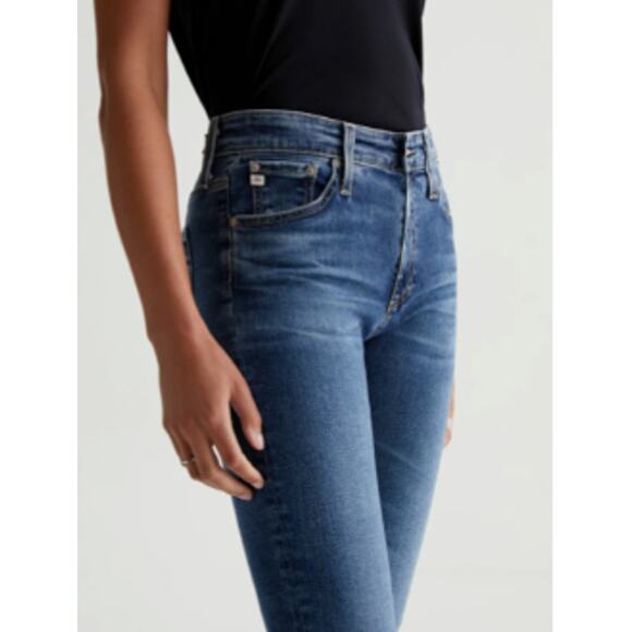 AG DENIM Farrah Skinny Ankle High Rise Skinny Denim Jean in 12 Year Fluid // 27 - Picture 13 of 14